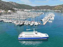 Muğla Büyükşehir Belediyesi ve İDO iş birliğiyle hayata geçirilen Fethiye-Rodos deniz otobüsü seferleri bugün sabah saatlerinde başladı. Muğla Büyükşehir Belediyesi’nin iştiraki MUTTAŞ tarafından yürütülecek olan seferler, saat 08.30’da Fethiye’den ilk yolcularını alarak Rodos’a doğru yola çıktı. Projenin, bölge turizmine ve uluslararası ulaşım ağına önemli katkı sağlaması bekleniyor.